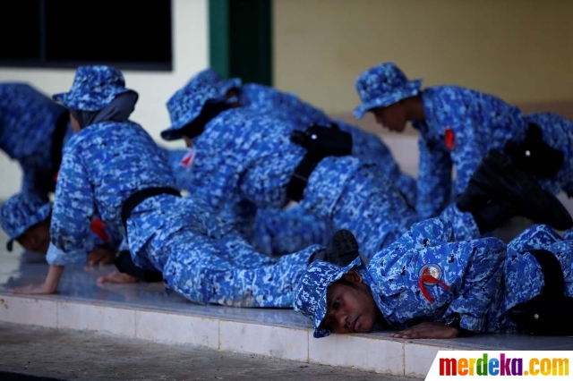 Foto : Mengintip kerasnya latihan peserta Bela Negara di 