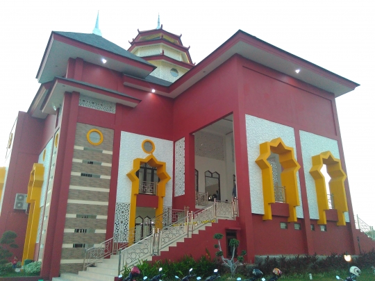 Foto-foto kemegahan Masjid Muhammad Cheng Hoo di Makassar