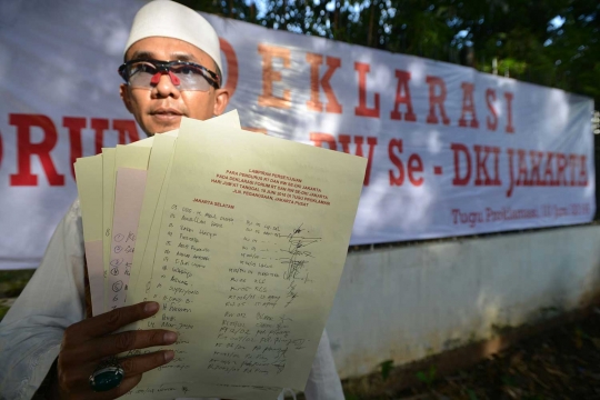 Forum RT/RW se-Jakarta deklarasi menentang Ahok