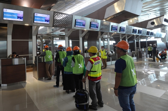 Simulasi pengoperasian Terminal 3 Ultimate di Bandara Soekarno-Hatta