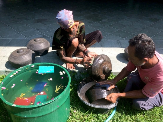 Melihat penyucian gamelan ratusan tahun di Istana Mangkunegaran