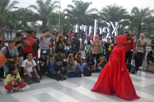 Kediri Beauty meriahkan ngabuburit di Simpang Lima Gumul