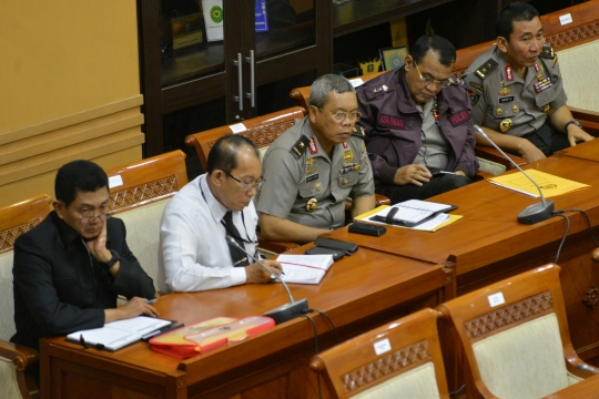 Perwira tinggi Polri kawal Tito Karnavian jalani tes di DPR