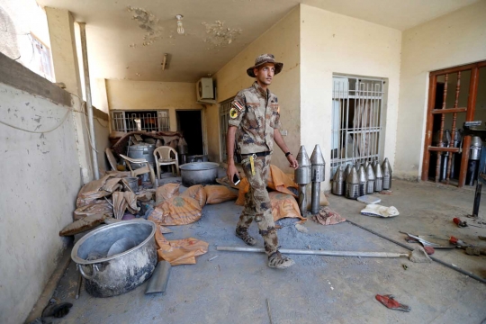 Mengintip pabrik senjata ISIS di Fallujah