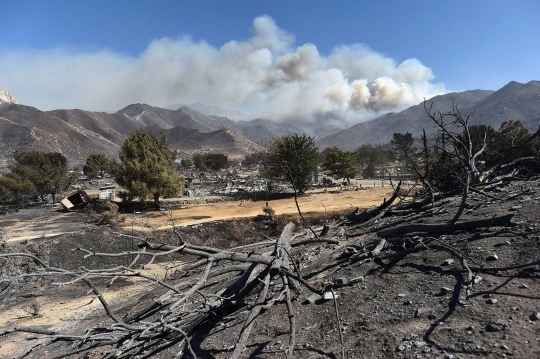 Inilah sisa-sisa dari kebakaran dahsyat California