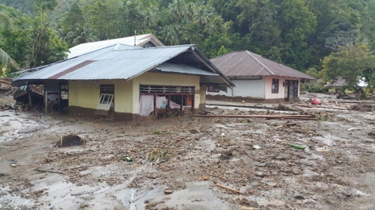 Seperti inilah kerusakan parah akibat banjir bandang di Sangihe