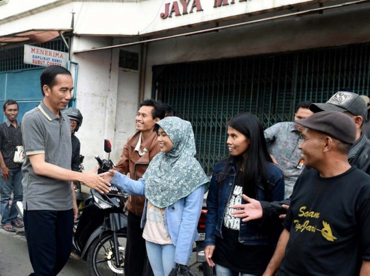 Intip Presiden Jokowi nikmati libur akhir pekan