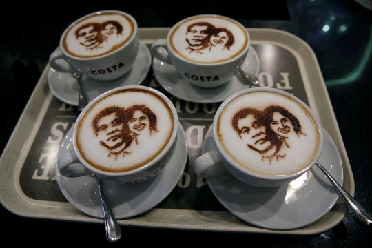 Cappucino bergambar Presiden terpilih Filipina diburu penikmat kopi