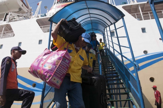 Ratusan pemudik dari Indonesia Timur tiba di Pelabuhan Tanjung Priok