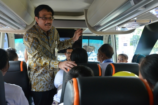 Wagub Djarot lepas pemudik di Istora Senayan