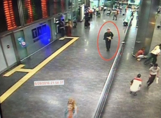 Ini wajah tiga pelaku bom bunuh diri Bandara Ataturk Istanbul