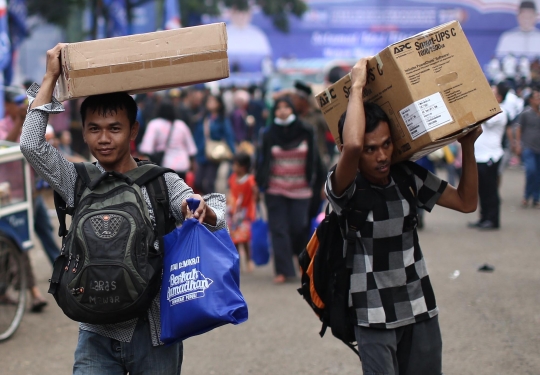 SBY lepas peserta mudik gratis di Senayan