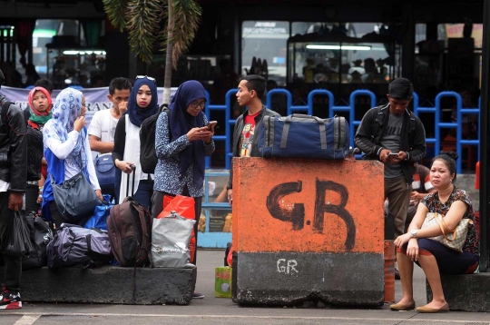 Arus mudik di Terminal Kampung Rambutan melonjak 38 persen