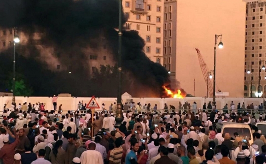 Begini kekacauan pascaserangan bom di dekat Masjid Nabawi