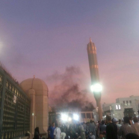 Begini kekacauan pascaserangan bom di dekat Masjid Nabawi