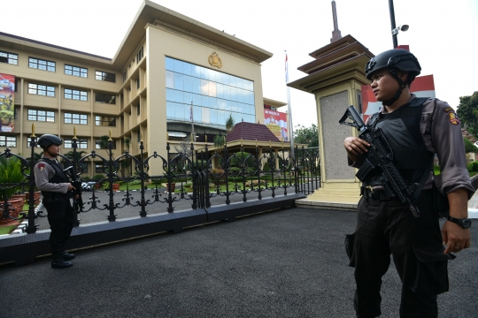 Usai teror bom di Surakarta, pengamanan Mabes Polri diperketat