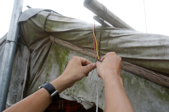 Menengok desa apung di Vietnam hasilkan listrik dari kincir baskom