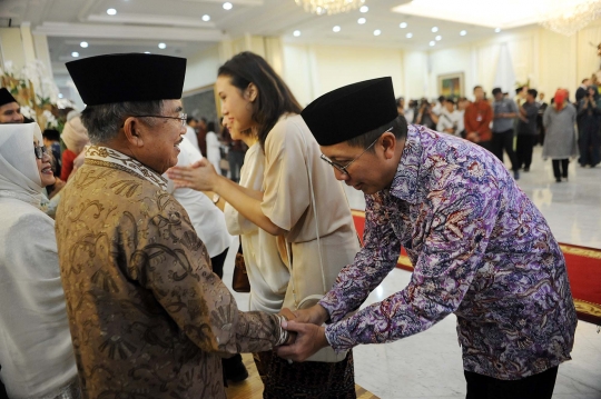 Idul Fitri, JK buka pintu Istana untuk pejabat hingga masyarakat