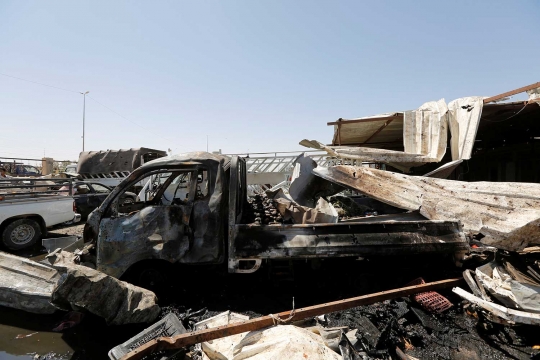 Ledakan bom mobil kembali hancurkan utara Kota Baghdad