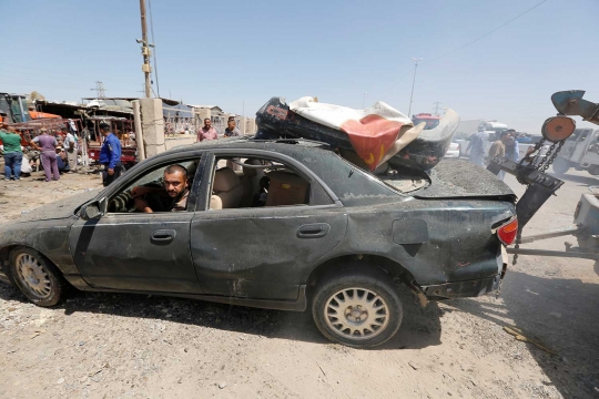 Ledakan bom mobil kembali hancurkan utara Kota Baghdad