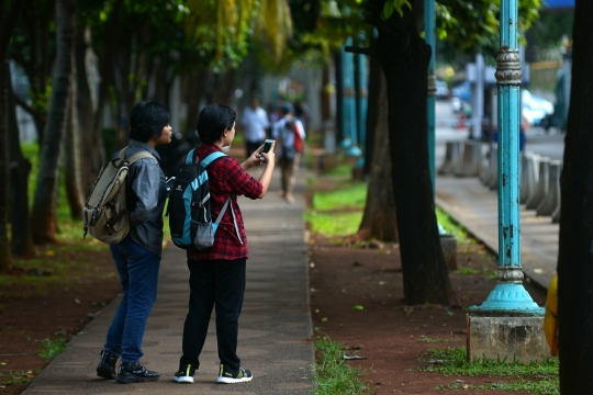 Mengintip keseruan warga Jakarta berburu Pokemon