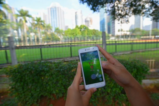 Mengintip keseruan warga Jakarta berburu Pokemon