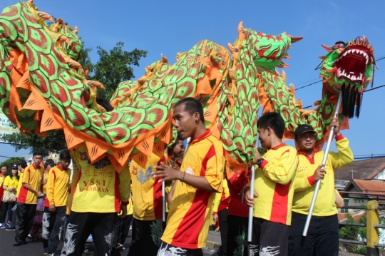 Perayaan HUT Klenteng Eng An Kiong, 38 dewa diarak keliling Malang