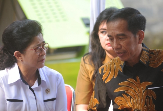 Presiden Jokowi sidak vaksinasi ulang di Puskesmas Ciracas