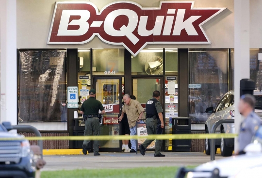 Ini lokasi penembakan brutal di Baton Rouge
