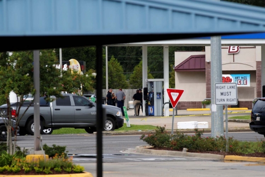 Ini lokasi penembakan brutal di Baton Rouge