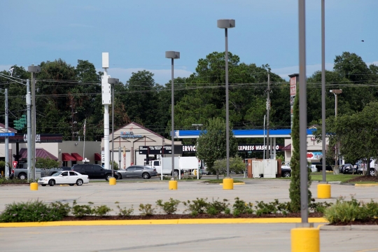 Ini lokasi penembakan brutal di Baton Rouge