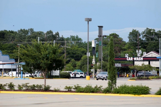 Ini lokasi penembakan brutal di Baton Rouge