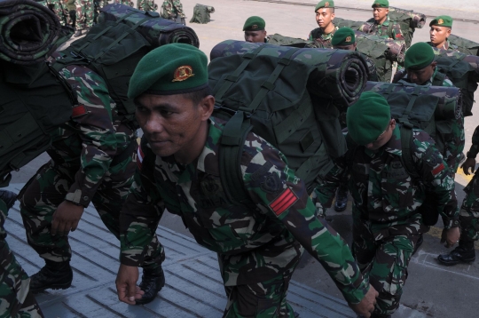 TNI berangkatkan pasukan untuk latihan gabungan dengan Malaysia