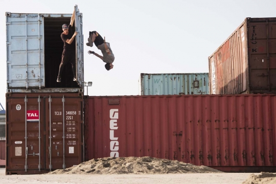 Aksi parkour memukau dalam Dreamland 2016 di Turki