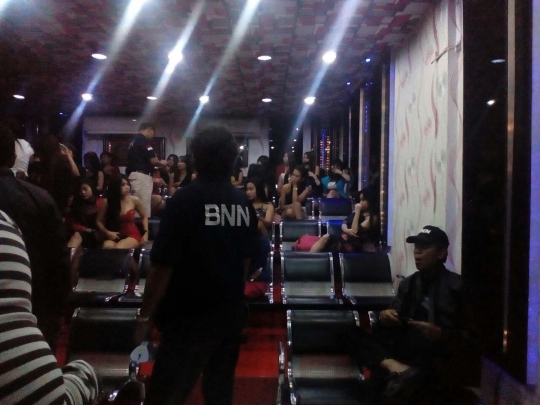 Begini suasana 150 pemandu karaoke di Bali terjaring razia BNN