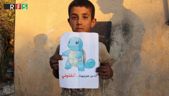 Ini sindiran nyelekit bocah Suriah untuk penggila Pokemon Go