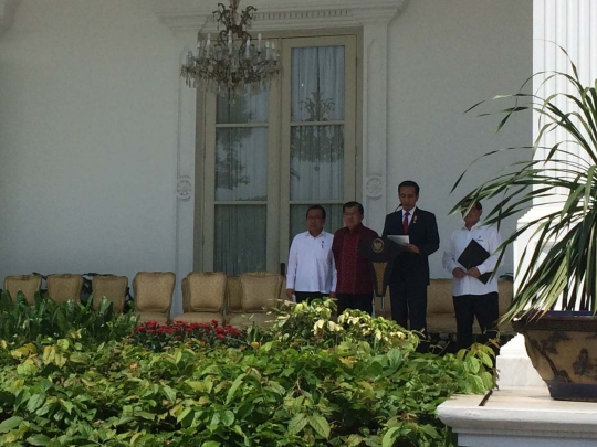 Jokowi-JK perkenalkan wajah baru menteri Kabinet Kerja