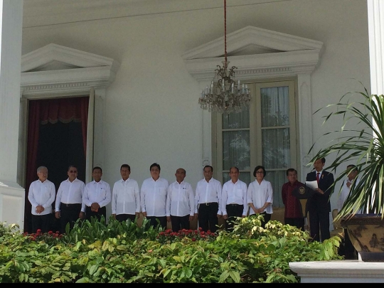 Jokowi-JK perkenalkan wajah baru menteri Kabinet Kerja