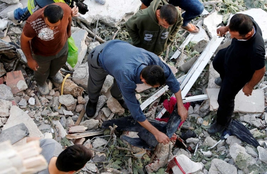 Serangan Israel hancurkan kediaman pejuang Hamas