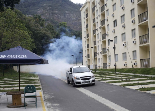 Antisipasi virus Zika, wisma Olimpiade Rio 2016 diasapi