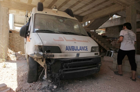 Serangan udara kembali menghantam rumah sakit di Aleppo