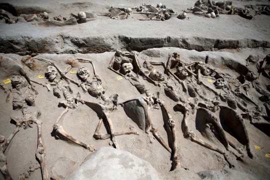 Kondisi mengenaskan 'penghuni' kuburan massal Yunani Kuno