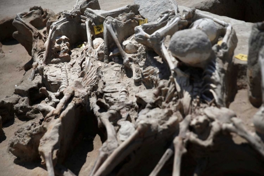 Kondisi mengenaskan 'penghuni' kuburan massal Yunani Kuno