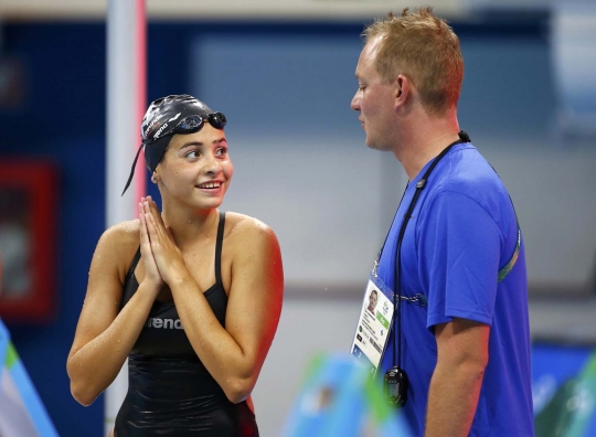 Si cantik Yusra Mardini, wakili pengungsi Suriah di Olimpiade Rio