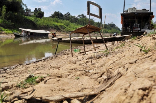 El Nino bikin sungai di Brasil ini hampir kering