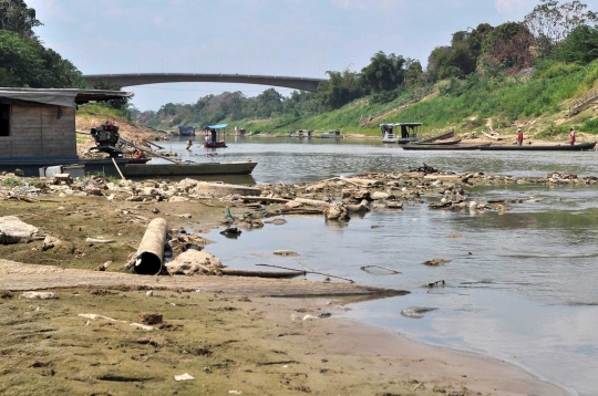 El Nino bikin sungai di Brasil ini hampir kering