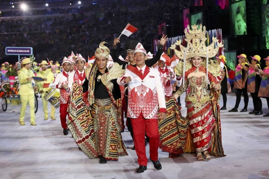 Keunikan kostum atlet Indonesia di Olimpiade 2016