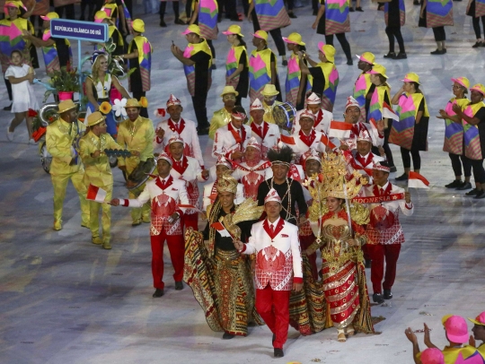 Keunikan kostum atlet Indonesia di Olimpiade 2016