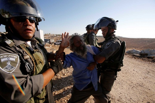 Polisi Israel kembali bongkar bangunan warga Palestina