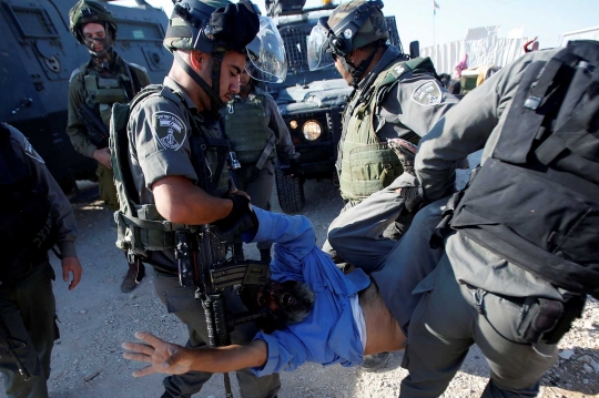 Polisi Israel kembali bongkar bangunan warga Palestina